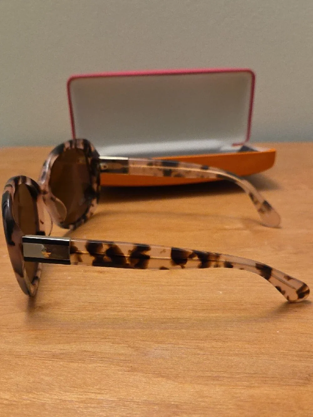 kate spade Brown Tortoiseshell Oversized Sun Readers Sunglasses